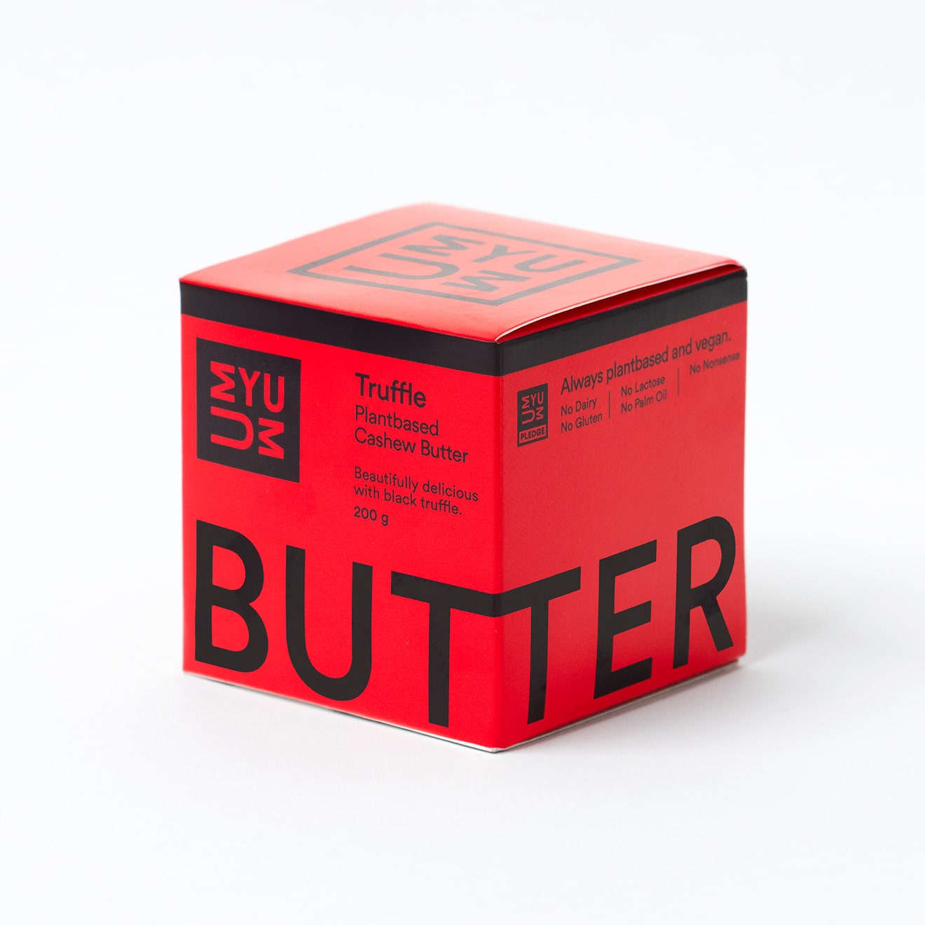 UMYUM Truffle plantbased butter packaging.